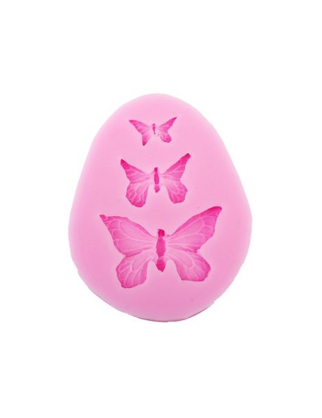 Generic Modelo De Mariposa Del Molde Del Molde De Encaje Jabón De Chocolate Arcilla De Silicona - Envío Gratuito