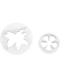 Generic 2pcs Pastel Fondant Galleta émbolo Sugarcraft Decoración Molde Pasta Cortador Sakura - Envío Gratuito