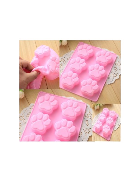 DIY 3D Lindo Silicona Paw Molde De Caramelo Pastel De Chocolate Cupcake Jabón Molde Nuevo - Envío Gratuito