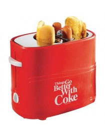 Máquina Tostadora De Hot Dogs Nostalgia HDT600COKE Temporizador Coca Cola-Roja