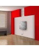 Calefactor de Pared Ultradelgado de Porcelanato Amatista 55x55cm 330w CalorSolar CERATI 306CaSol -Gris con tonos blancos - Envío