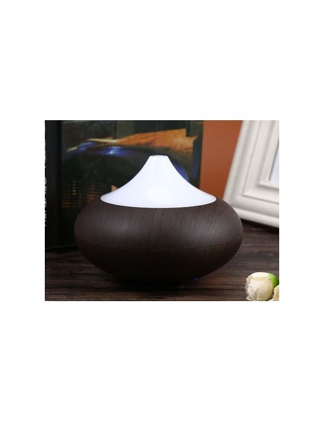 Humidificador de aire Ultrasonic Aroma Diffuser -marrón oscuro US PLUG - Envío Gratuito