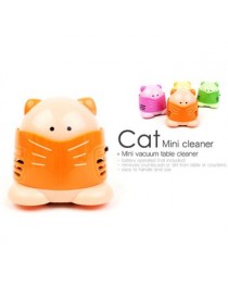 Historieta del gato gatito mini aspirador de polvo escritorio - Naranja