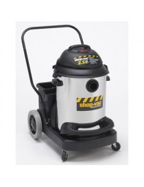 Aspiradora Industrial ShopVac Stainless Steel 15 Galones 2.5 HP-Acero Inoxidable con Negro - Envío Gratuito