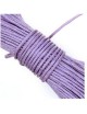 Generic 45 Metros De Cordón De Algodón Encerado Cadena De 1 Mm - Lavender - Envío Gratuito