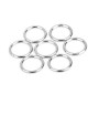 MagiDeal Lencería Hierro Anillos Circulares Sujetador De Costura Ajustable Hebillas 100pcs 10mm Plateado - Envío Gratuito