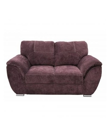 Love Seat Moderno Pekin Fabou Muebles Purpura - Envío Gratuito