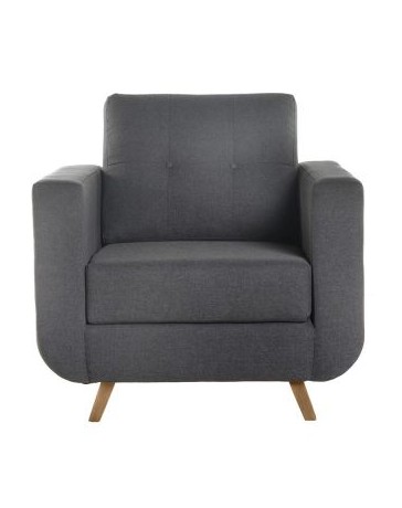 Sillón Keiä Individual Modelo Kül - Gris Oxford - Envío Gratuito