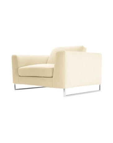 Sillón Soleto Suede nieve – Amarillo - Envío Gratuito