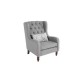 Sillón Gris Elegante Royal Regina - Envío Gratuito