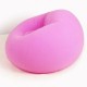 1Set Moda Flocado Inflable Sofá Bolso Silla Plegable Al Aire Libre Jardín Sofá Sala Mueble Esquina Sofa Cama Con Bomba -Rosado -