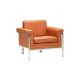 Sillon Individual marca Zuo modelo Singular - naranja / 900162 - Envío Gratuito