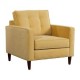 Sillon Individual marca Zuo modelo Savannah - dorado (amarillo crema) 100177 - Envío Gratuito