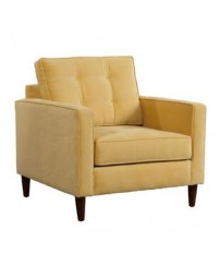 Sillon Individual marca Zuo modelo Savannah - dorado (amarillo crema) 100177