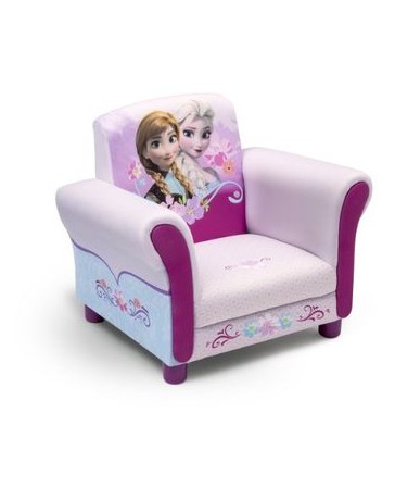 Sillon silla niña tapizada de Anna y Elsa Frozen Delta Childrens - Envío Gratuito