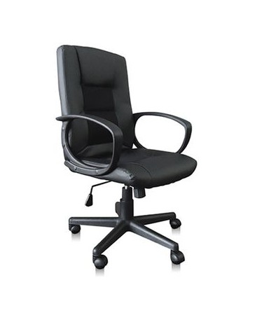 Sillón Ejecutivo Económico en Color Negro Mod. JM-6054 - Envío Gratuito