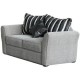 Love Seat Molderno Zebra Fabou Muebles - Gris - Envío Gratuito