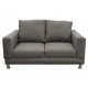 Love Seat Moderno Creed Fabou Muebles - Gris - Envío Gratuito