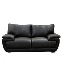 Love Seat Moderno Tokio Fabou Muebles - Negro - Envío Gratuito