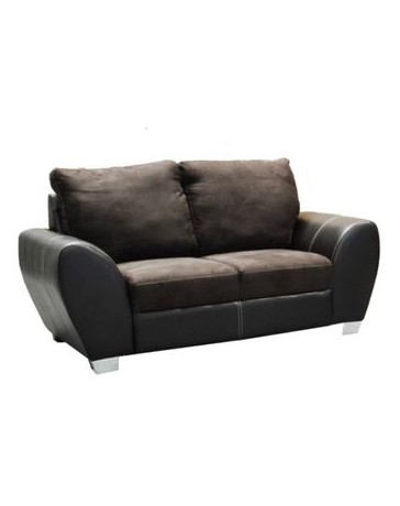 Love Seat Moderno Bronte Fabou Muebles - Cafe - Envío Gratuito