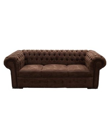 Sofa Capitonado Olimpo Fabou Muebles - Cafe - Envío Gratuito