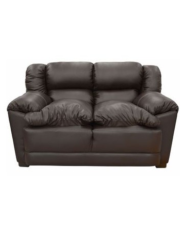 Love Seat Moderno Bom Fabuebles Chocolate - Envío Gratuito