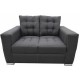 Love Seat Moderno Aretha Fabou Muebles Gris - Envío Gratuito