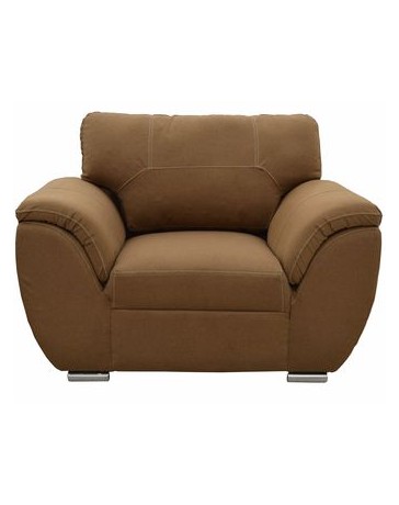 Sillon Moderno Pekin Fabou Muebles Nogal - Envío Gratuito