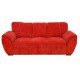 Sofa Moderno Pekin Fabou Muebles - Rojo - Envío Gratuito