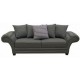 Sofa Gray De Fabou - Capitonado, Moderno, Minimalista - Envío Gratuito