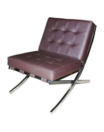 Sillón Ocasional DIMMSA Madrid Tacto Piel-Chocolate - Envío Gratuito