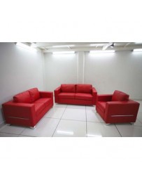 Sala Adanai Kuwait 3 Piezas-Rojo - Envío Gratuito