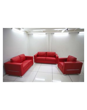 Sala Adanai Kuwait 3 Piezas-Rojo - Envío Gratuito