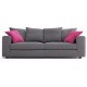 Love Seat Mueblemoda Tropea-Gris - Envío Gratuito