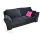 Sofa Mueblemoda Alabath-Negro - Envío Gratuito