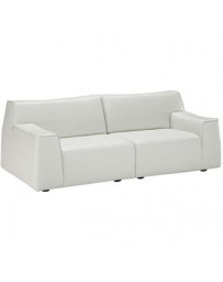 Sofá Love Seat Forma Flother - Blanco - Envío Gratuito