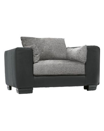 Sillón Trani Curry & Flother -Gris con Negro - Envío Gratuito