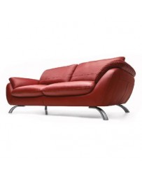 Love Seat Mueblemoda Forenza Flotter-Rojo - Envío Gratuito