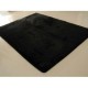 Tapete Alfombra de Sala Alfombras seda Esteras salón dormitorio deslizamiento de yoga - Negro - Envío Gratuito