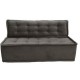 Sofa Monck Fabou Muebles - Gris Terciopelo - Envío Gratuito