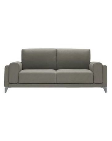 Sofá Love Seat Link Suede - Gris - Envío Gratuito