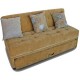 Sofa Cama Mueblemoda Duplex Nante-Café - Envío Gratuito