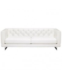 Sofá Love Seat Diamonds Flother - Blanco - Envío Gratuito