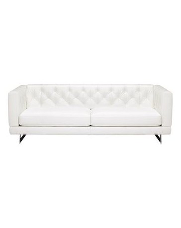 Sofá Love Seat Diamonds Flother - Blanco - Envío Gratuito