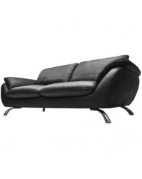 Sofá Love Seat Forenza Flother - Negro - Envío Gratuito