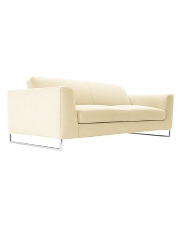 Sofá Love Seat Soleto Suede - Amarillo - Envío Gratuito