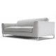 Love Seat Mueblemoda Soleto-Gris plata - Envío Gratuito