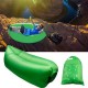 Puffs Sofa Cama Lazy Hangout De Aire Inflable Del Saco De Dormir Sofá Para Sala De Estar Acampar Al Aire Libre- Verde - Envío Gr