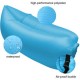 Puffs Sofa Cama Lazy Hangout De Aire Inflable Del Saco De Dormir Sofá Para Sala De Estar Acampar Al Aire Libre - Azul - Envío Gr