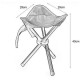 EH Silla plegable portátil de viaje / Taburete para acampar al aire libre Pesca SenderismoVerde - Envío Gratuito